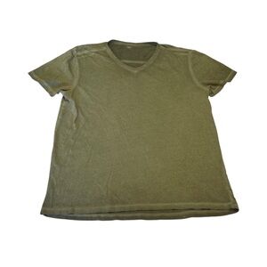 Gap Luna Vneck T-Shirt Men’s Size XL Deep C Green 100% Cotton Preppy Casual